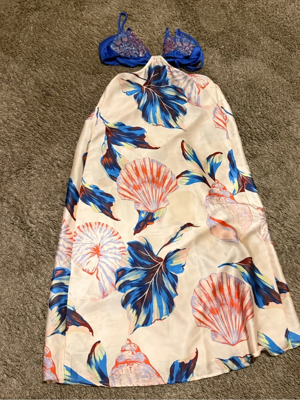 Anthropologie Celandine Shell Comber Midi Dress - Picture 4 of 4